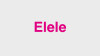 Elele.com.tr logo