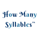 Howmanysyllables.com logo