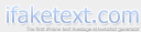 Ifaketext.com logo