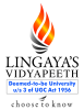 Lingayasuniversity.edu.in logo