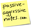 Passiveaggressivenotes.com logo