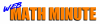 Webmathminute.com logo