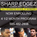 Sharp Edgez Barber Institute Logo