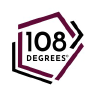 108 Degrees logo