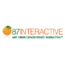 87 Interactive logo