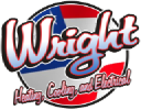 Wright Heating and Cooling logo