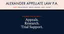 Alexander Appellate Law
