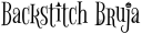 Logo for backstitchbruja.com