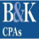 B&K Cpas logo
