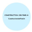 Company logo for constructionjobfind.in