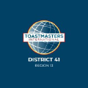 district 41, toastmasters international