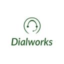Logo for Dialworks, a company specializing in communication solutions.