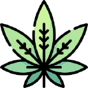 Frosted Cannabis Weed Dispensary Logo