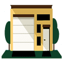 Garage Door of Spring