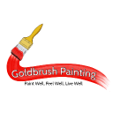 Goldbrush Painting