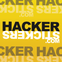 Logo for hackerstickers.com