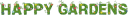 Logo for happygardens.com