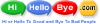 Hihellobye.com logo
