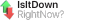 Isitdownrightnow.com logo