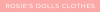 Rosiesdollsclothes.com.au logo