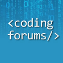 Thecodingforums.com logo