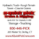 A Quick Pick Crane & Rigging Service