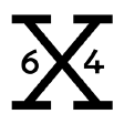 X64 logo