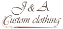 J & A Custom Clothing logo