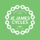 JE James Cycles logo