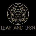 LEAF AND LION Cannabis Marijuana and Weed Dispensary Logo