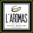 L'Aromas Coffee Roasters logo