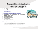 LES AMIS DE CLEOPHAS