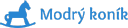 Modrý koník logo