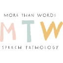 More Than Words Speech Pathology