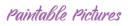Paintable Pictures