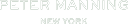 Logo for petermanningnyc.com