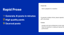 Rapid Prose