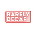 Rarely Decaf Logo com