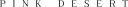 Logo for thepinkdesert.com