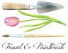 Trowel and Paintbrush logo